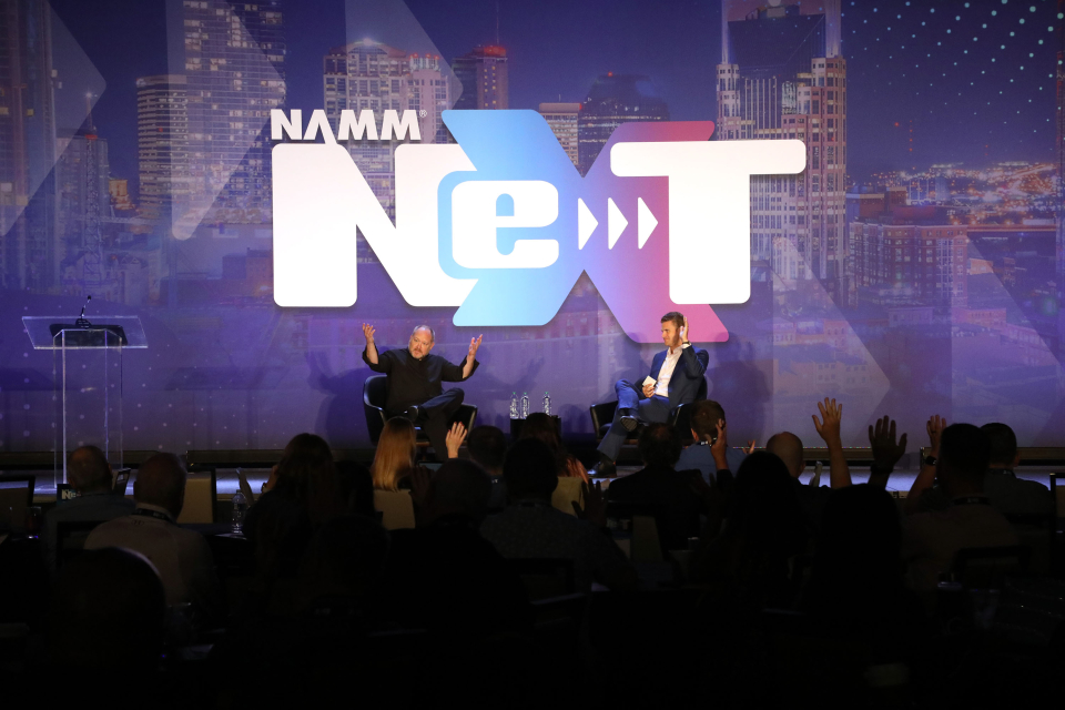 Brendan Witcher addresses NAMM NeXT audience