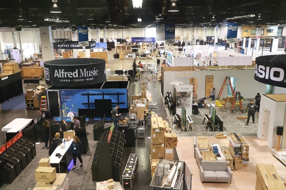 namm show booth breakdown