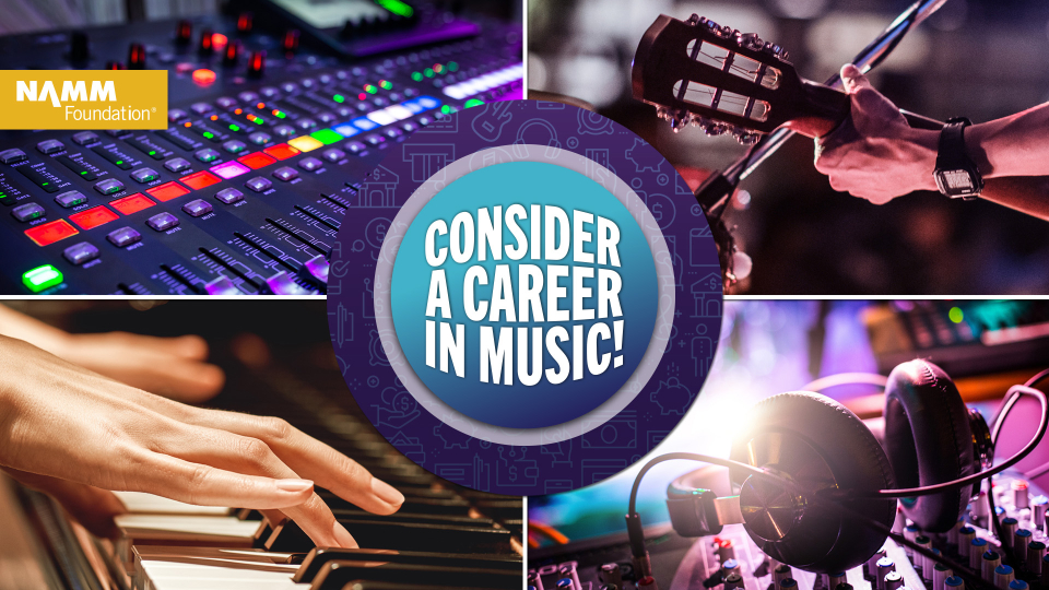 careers in music graphic