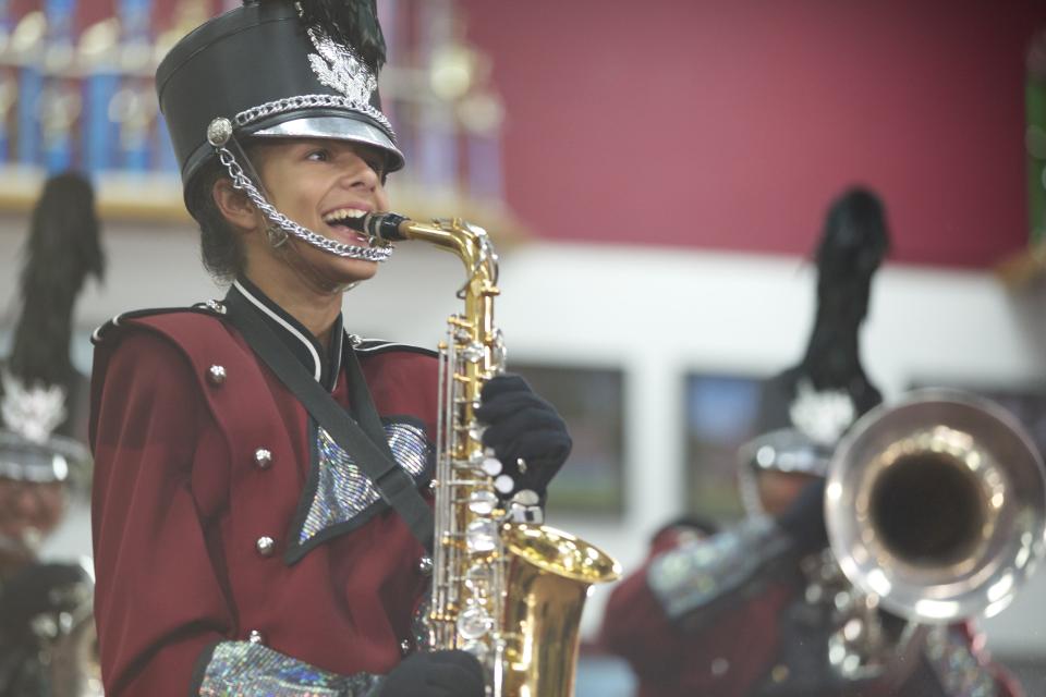 smiling sax photo