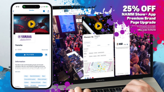 NAMM Show+ App Premium Brand Page Upgrade